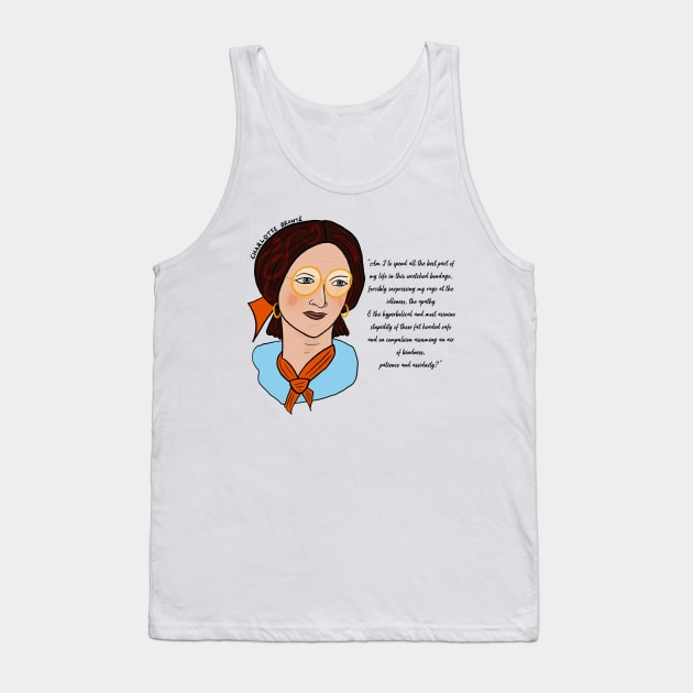 Charlotte Bronte Quotes Tank Top by iliketeasdesigns